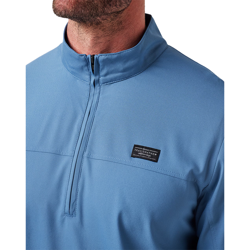 Wanderlust Quarter Zip - Blue