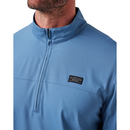 Wanderlust Quarter Zip - Blue