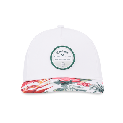 Bogey Free Adjustable Hat - White/Tropical