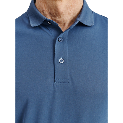 Mens Cray drycool polo - Steelblue