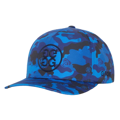 G/FORE Icon Camo Featherweight Tech Snapback Hat Blueprint