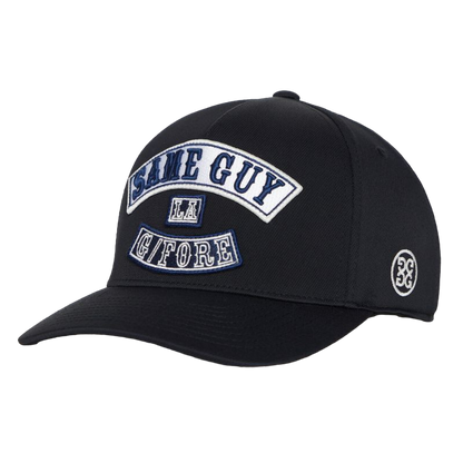 G/FORE Same Guy Stretch Twill Snapback Hat Onyx