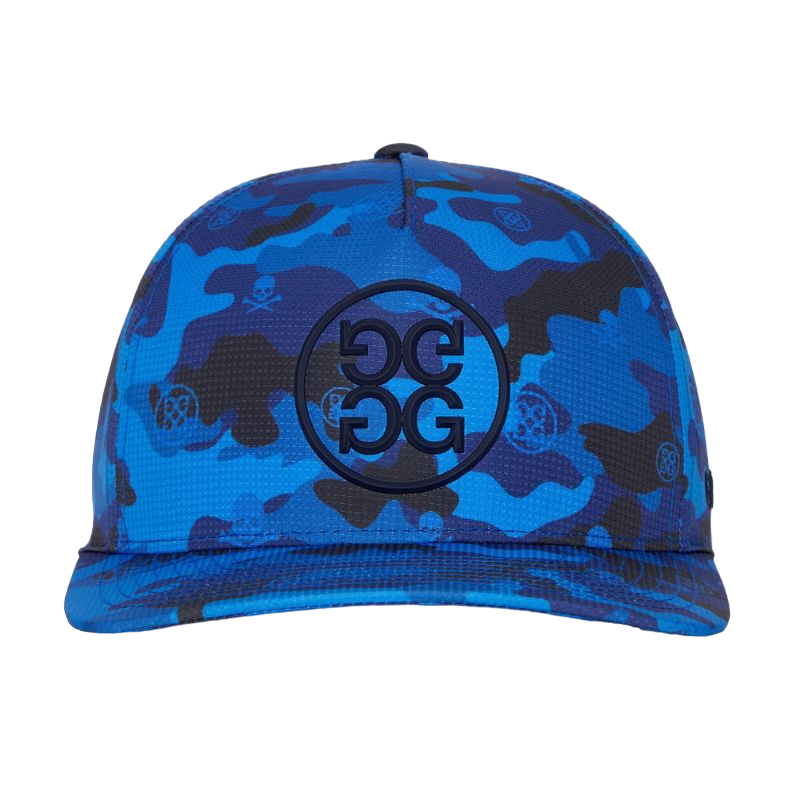 G/FORE Icon Camo Featherweight Tech Snapback Hat Blueprint