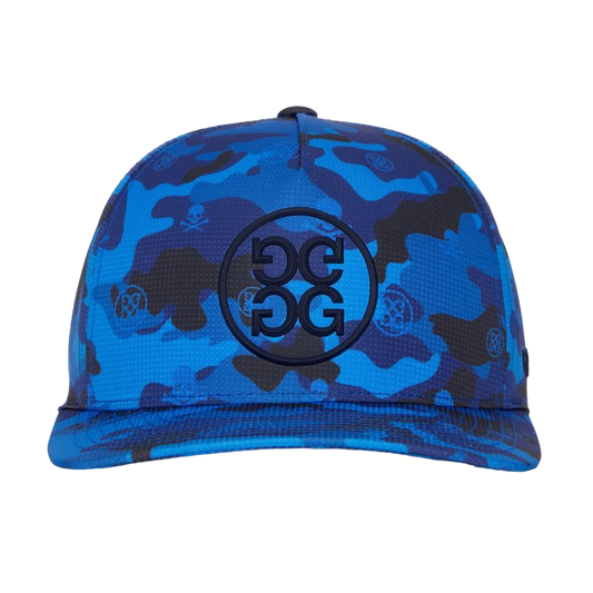 G/FORE Icon Camo Featherweight Tech Snapback Hat Blueprint