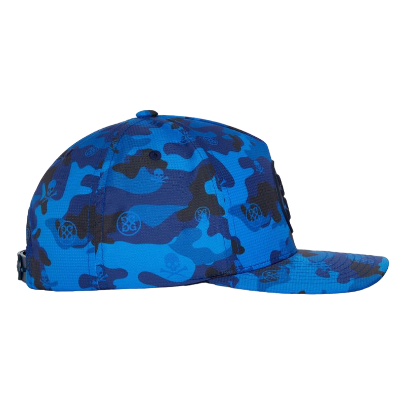 G/FORE Icon Camo Featherweight Tech Snapback Hat Blueprint