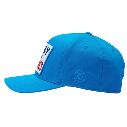 G/FORE Pray For Bridies Stretch Twill Snapback Golf Hat - Ibiza Blue