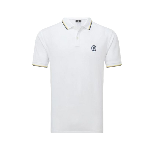 Limited Edition - FootJoy Mens Solid with Trim Pique Shirt
