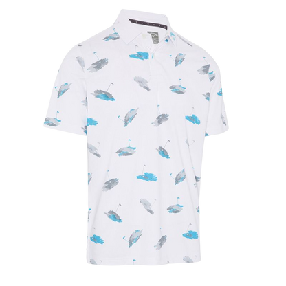 Callaway Mens Golf Novelty Print Polo Shirt