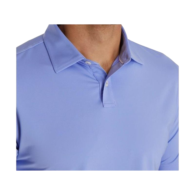 Solid Lisle Self Collar - Blue Violet