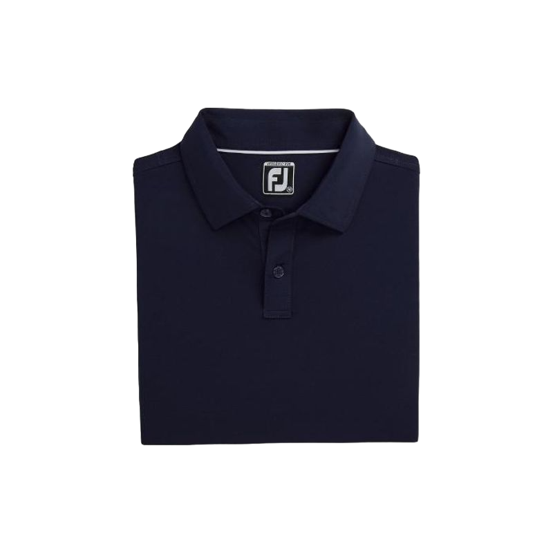 Solid Lisle Self Collar - Navy