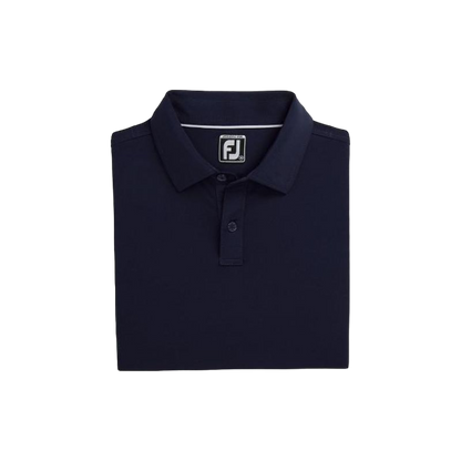 Solid Lisle Self Collar - Navy