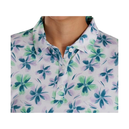 Long Sleeve Floral Sun Protection Shirt - Lavender/Mint/Teal