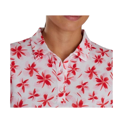 Long Sleeve Floral Sun Protection Shirt - Pink/Red