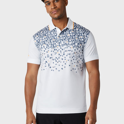 Callaway Abstract Chev Geo Print Polo