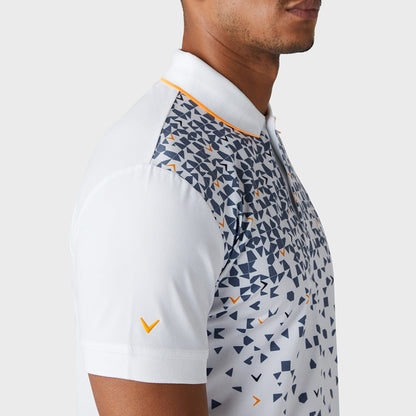 Callaway Abstract Chev Geo Print Polo