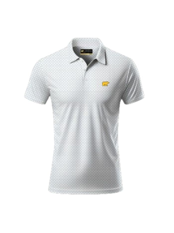 Jack Nicklaus Golf Polo - Hues White print