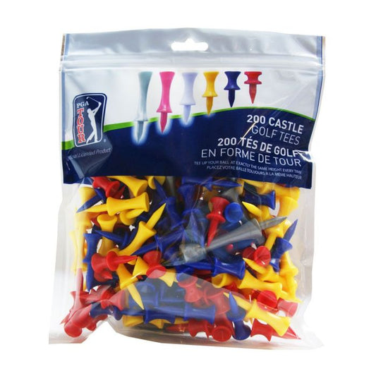 PGA Tour 200 Assorted Castle Tees