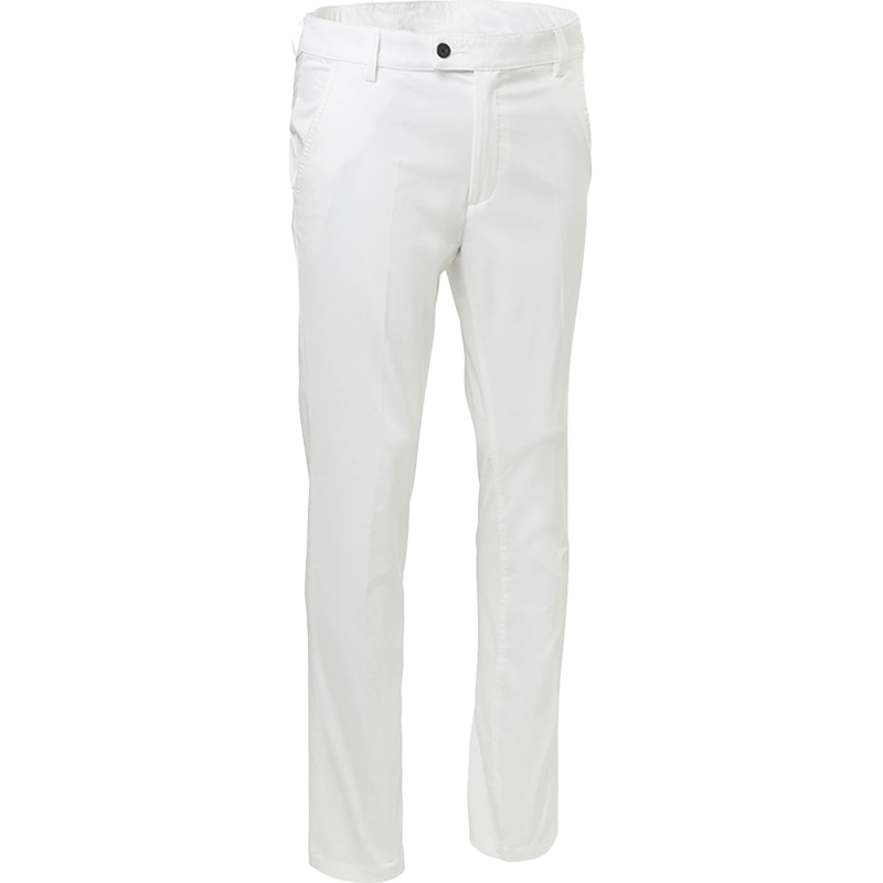 Mens Cleek Stretch Trousers White