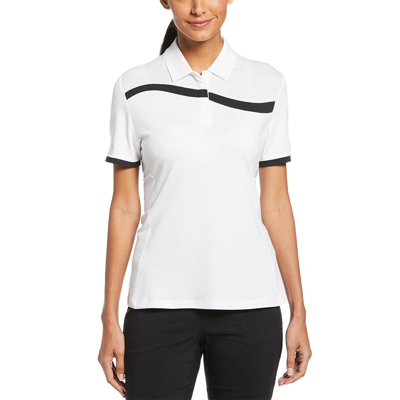 Callaway Colourblock Women's Golf Polo -  White