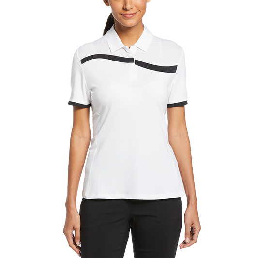 Callaway Colourblock Women's Golf Polo -  White