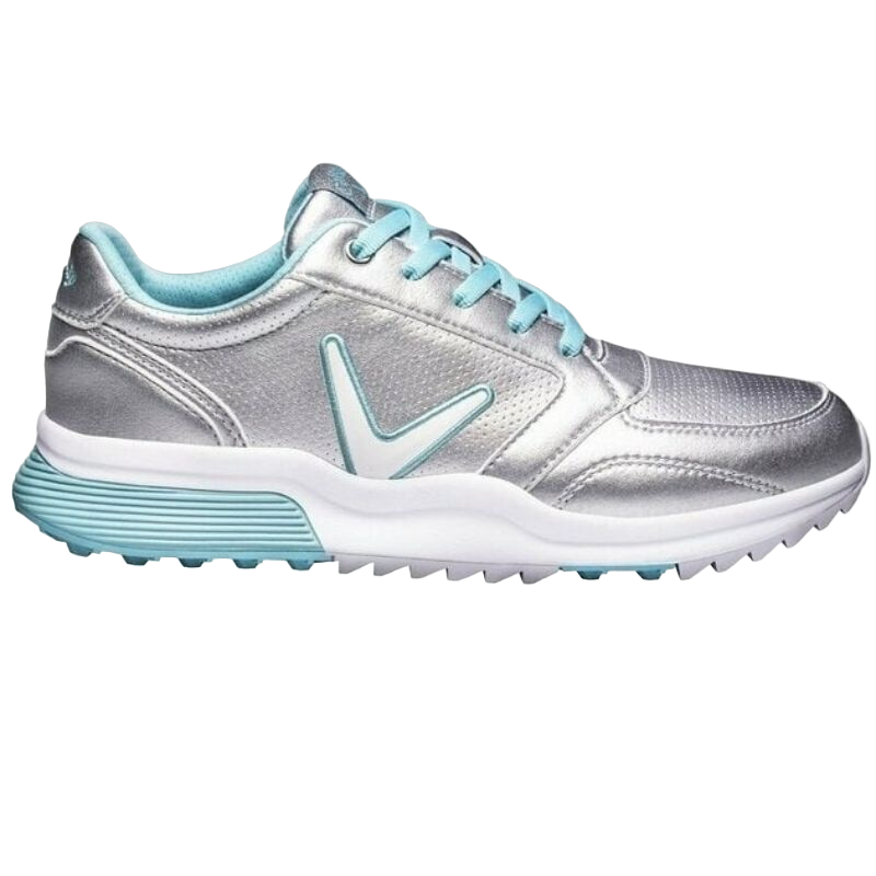 Callaway Women Aurore Golf Shoe - Silver/Blue