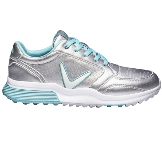 Callaway Women Aurore Golf Shoe - Silver/Blue