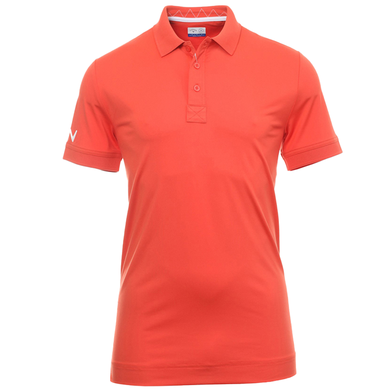 Solid Ribbed Polo