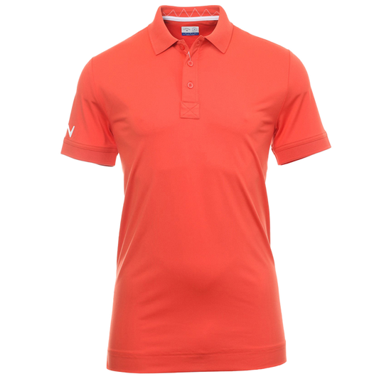 Solid Ribbed Polo