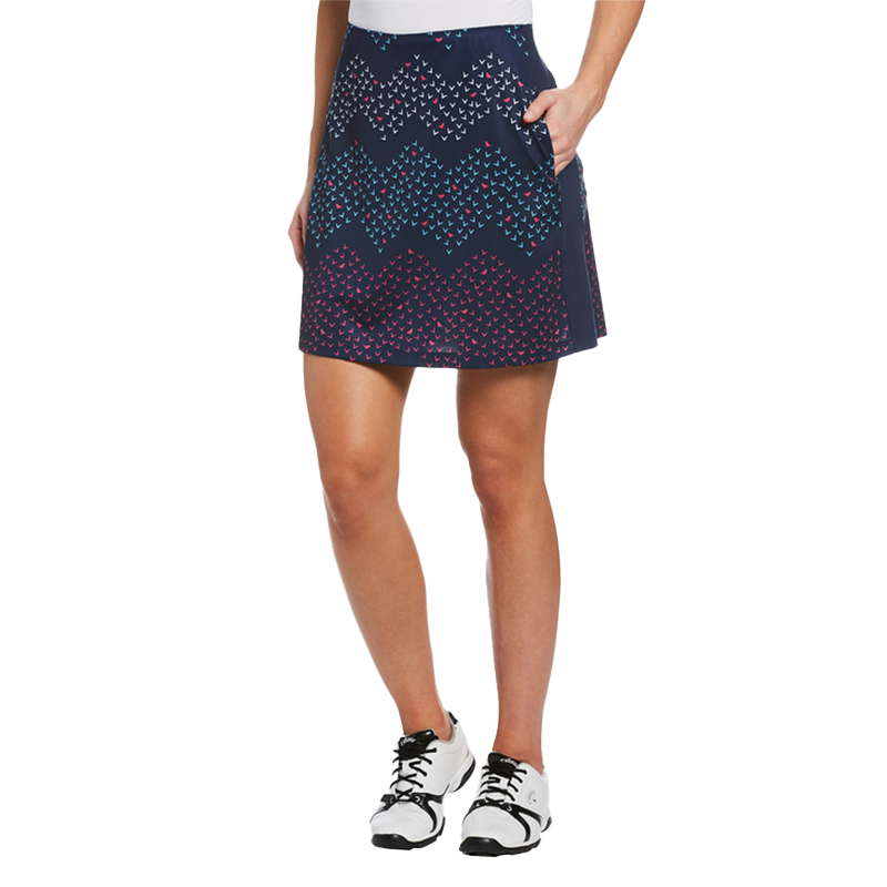 All Over Chev Birdie Printed Skort