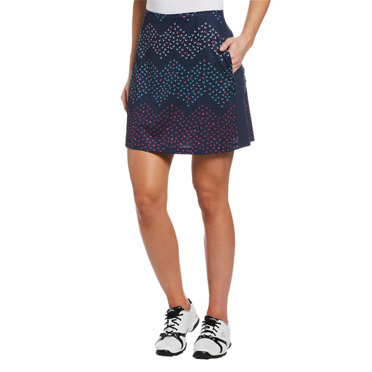 All Over Chev Birdie Printed Skort