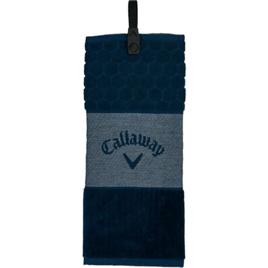 Callaway Trifold Towel Navy
