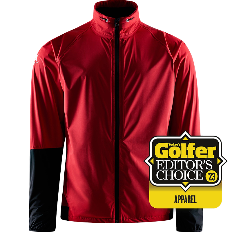 Mens Pitch 37.5 Rainjacket Red