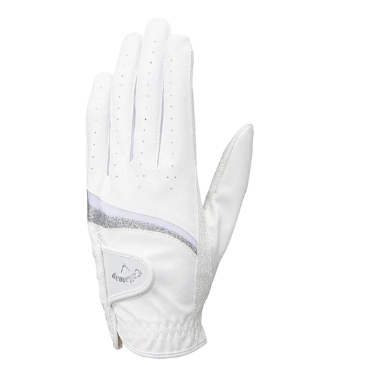 Callaway Golf Style - White Silver Grey Women  Glove