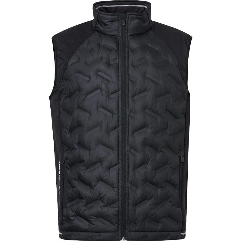 Mens Grove Hybrid Vest Black