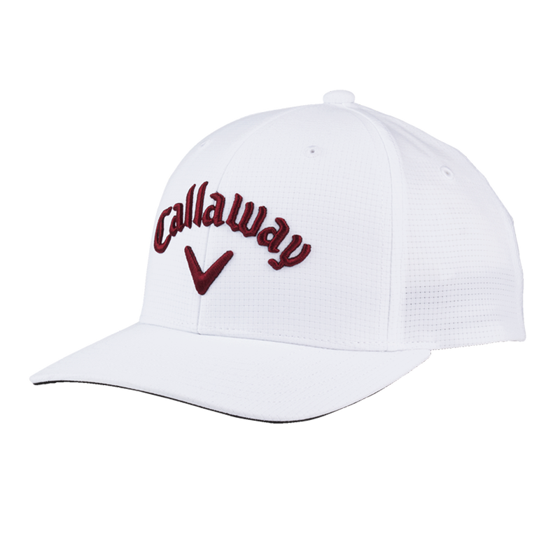 Performance Pro Cap - White/Cardinal