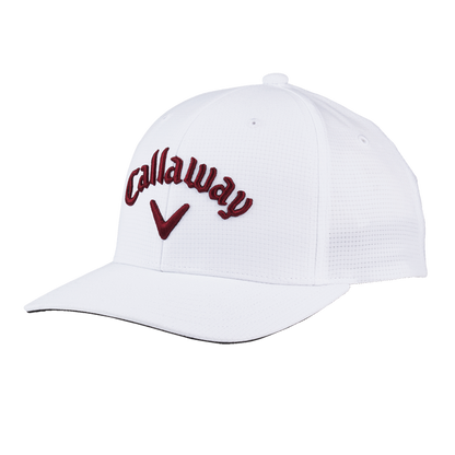 Performance Pro Cap - White/Cardinal