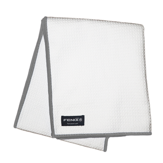 Fenix Premium Microfibre Towel White/Grey