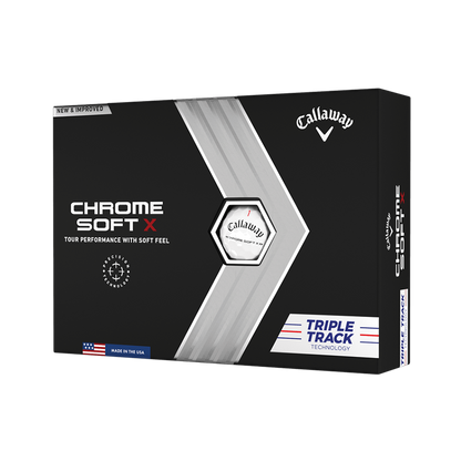 Chrome Soft X Triple Track Golf Balls