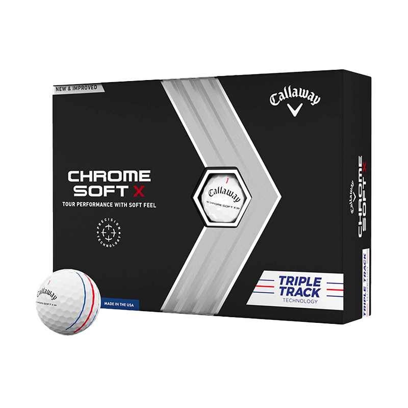 Callaway Chrome Soft X Golf Balls-White