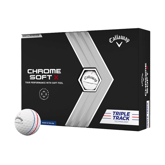 Callaway Chrome Soft X Golf Balls-White