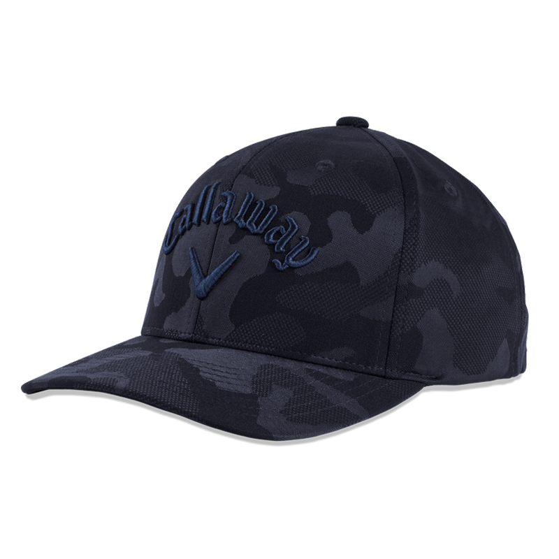 Callaway Camo Snapback Adjustable Cap - Dark Navy