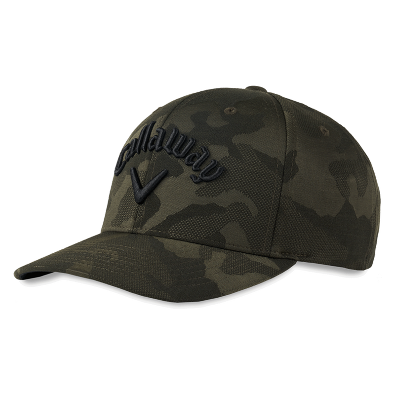 Callaway Camo Snapback Adjustable Cap - Green