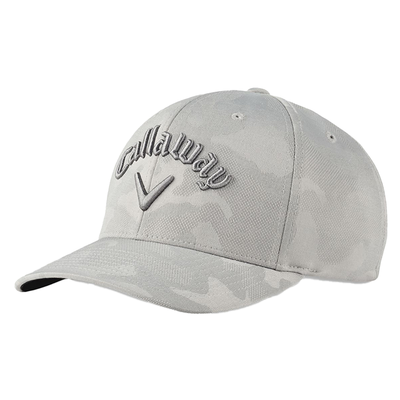 Callaway Camo Snapback Adjustable Cap - Grey