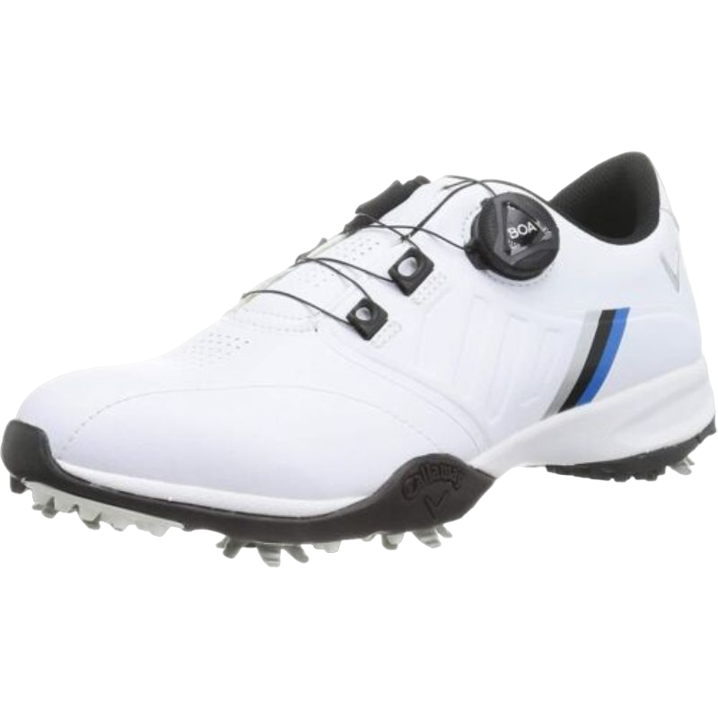 Callaway Men's Aerosport Boa Md Spiked Golf Shoes - White