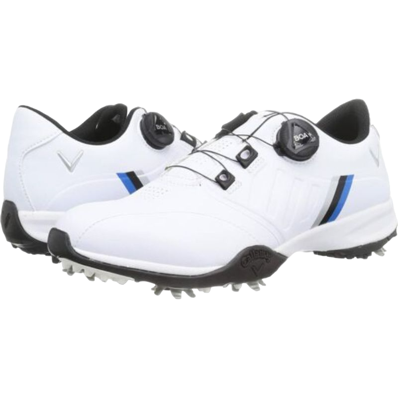 Callaway Men's Aerosport Boa Md Spiked Golf Shoes - White