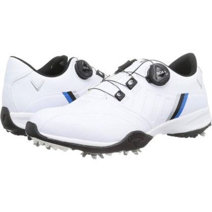 Callaway Men's Aerosport Boa Md Spiked Golf Shoes - White