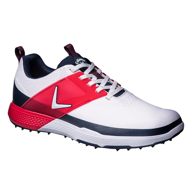 Nitro Blaze Golf Shoes M593 - White/Navy/Red