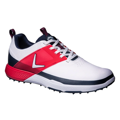 Nitro Blaze Golf Shoes M593 - White/Navy/Red