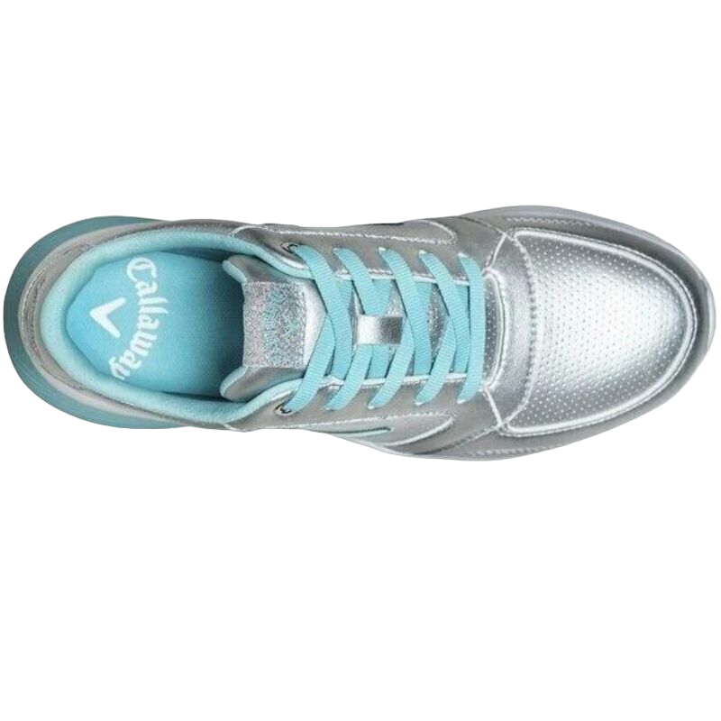 Callaway Women Aurore Golf Shoe - Silver/Blue