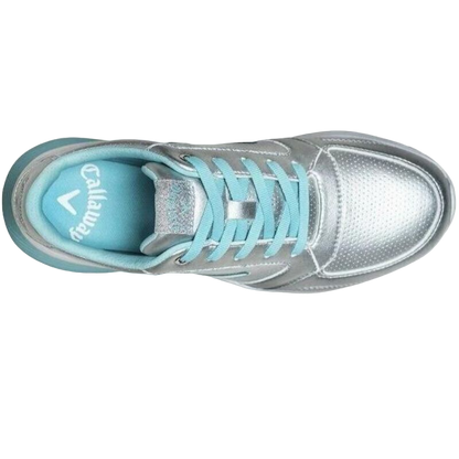 Callaway Women Aurore Golf Shoe - Silver/Blue